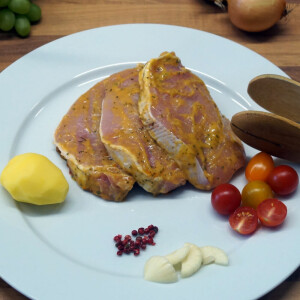 Schweine-Lachs- / Minutensteak - 3 Stück je Packung