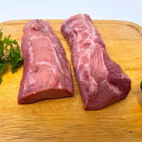 Wildschweinrücken ohne Knochen ( Lachs )