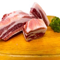 dicke Rippe vom Schwein