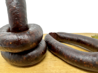 Kalt geräucherte Lungenwurst